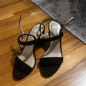 BP Black heels with strap